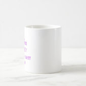 Mug Citation de chat drôle : Je Promets .. Dernier cha (Centre)
