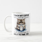 Mug Citation de chat grumpy (Gauche)