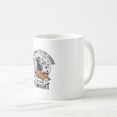 Mug Citation de chat Halloween Citrouille Sorcière Gra (Devant droit)