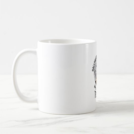 Mug Citation de chat Halloween Citrouille Sorcière Gra (Gauche)