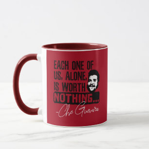 Mug Citation De Che Guevara - Chacune Ne Vaut Rien