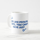 Mug Citation de chèvre amusante : Les chèvres sont com (Devant gauche)