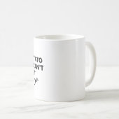 Mug Citation de chèvre amusante : Les chèvres sont com (Devant droit)