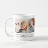 Mug Citation de chien de compagnie mignon 4 Collage de (Gauche)