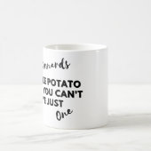 Mug Citation de chien drôle : Saint Bernards et chips  (Centre)