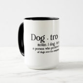Mug Citation de Chien Mignon (Devant gauche)