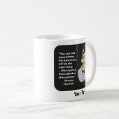 Mug Citation de Churchill (Devant droit)