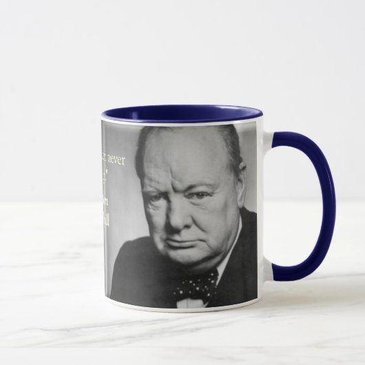 Mug citation de churchill (Droite)
