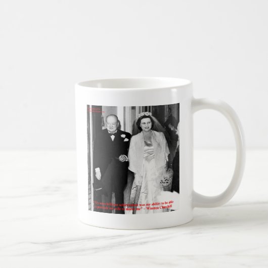 Mug Citation de Churchill & Famous Marriage (Droite)
