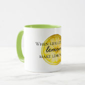 Mug Citation de citron (Devant gauche)