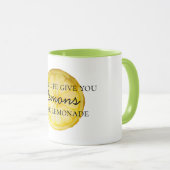 Mug Citation de citron (Devant droit)