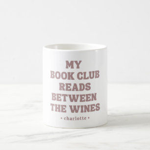 Mug Citation de club de lecture amusante personnalisée