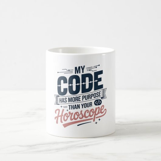 Mug Citation de codage drôle AI Conception de programm (Centre)