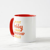 Mug Citation de collègue de travail pour les compétenc (Devant gauche)