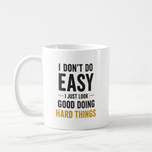 Mug Citation de confiance pour infirmière 'Je ne fais