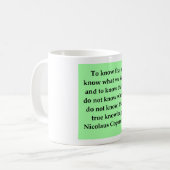 Mug citation de Copernic (Devant gauche)