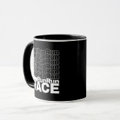 Mug Citation de course en cours de course motivationne (Devant gauche)