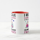 Mug Citation de couture drôle Machine à coudre florale (Centre)