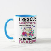 Mug Citation de couture drôle Machine à coudre florale (Gauche)