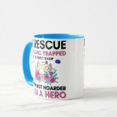 Mug Citation de couture drôle Machine à coudre florale (Devant gauche)