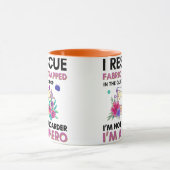 Mug Citation de couture drôle Machine à coudre florale (Centre)