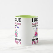 Mug Citation de couture drôle Machine à coudre florale (Centre)