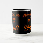 Mug Citation de cuisine d'Halloween (Centre)