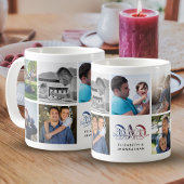 Mug Citation de DAD Son & Fille Photo Collage Nom de f