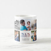 Mug Citation de DAD Son & Fille Photo Collage Nom de f (Centre)