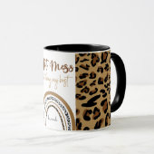 Mug Citation de désordre chaud impression léopard arc- (Devant droit)