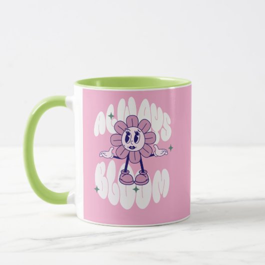 Mug Citation de dessin animé tournesol (Gauche)
