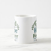 Mug Citation de dévotion chrétienne : Dieu est mon esp (Centre)