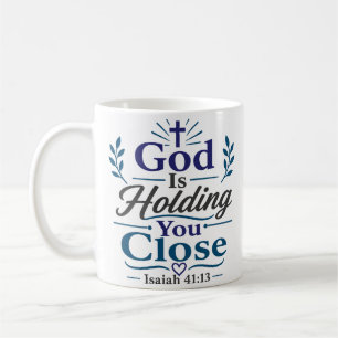 Mug Citation de dévotion matinale : Dieu vous tient pr