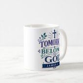 Mug Citation de dévotion matinale pour demain appartie (Devant droit)