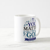 Mug Citation de dévotion quotidienne chrétienne Vous C (Devant droit)