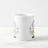 Mug Citation de dévotion religieuse Dieu est Fidèle (Centre)