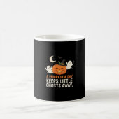 Mug Citation de fantôme de citrouille pour Halloween D (Centre)