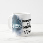 Mug Citation de fantôme de l'enquêteur paranormal (Devant gauche)