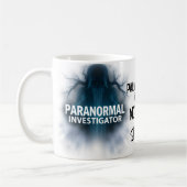 Mug Citation de fantôme de l'enquêteur paranormal (Gauche)