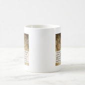 Mug Citation de fierté et de préjudice (Centre)