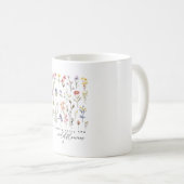 Mug Citation de fleur sauvage sublimation (Devant droit)