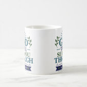 Mug Citation de foi chrétienne : Dieu vous soutiendra (Centre)