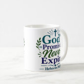 Mug Citation de foi chrétienne : Les promesses de Dieu (Devant droit)