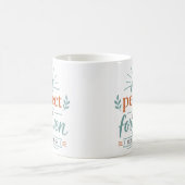 Mug Citation de foi chrétienne : Pas Parfait, Juste Pa (Centre)