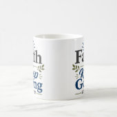 Mug Citation de foi chrétienne pour continuer (Centre)