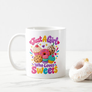 Mug Citation de foodie "Juste une fille qui aime les s