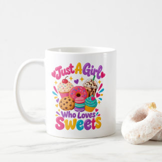 Mug Citation de foodie "Juste une fille qui aime les s