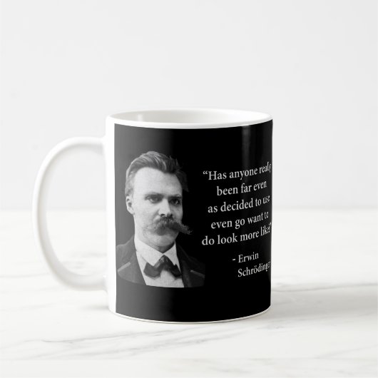 Mug Citation de Friedrich Nietzsche Troll (Gauche)