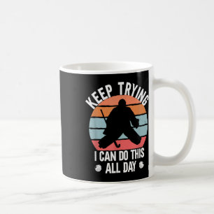 Mug Citation de gardien de hockey sur gazon Continuez