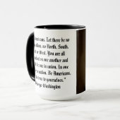 Mug Citation de George Washington (Devant gauche)